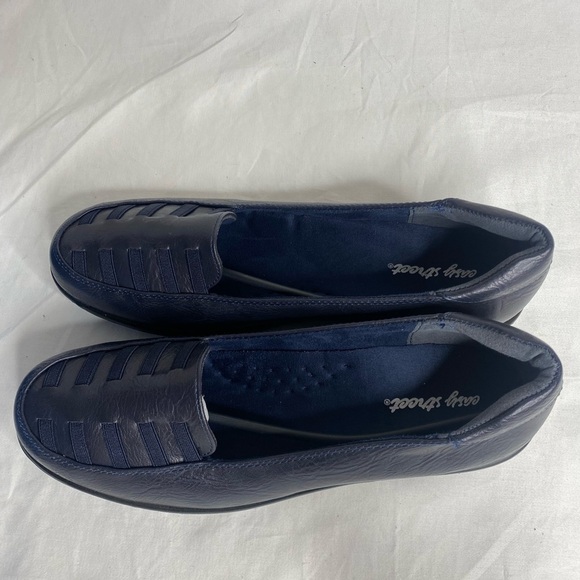 Easy Street Womens Genesis Loafers - Navy Burnish New 10M - Picture 7 of 12